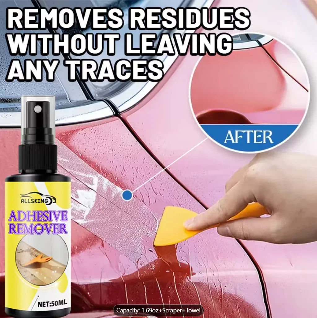 Adhesive & Sticker Remover Spray 50ml – Safe for Car & Glass