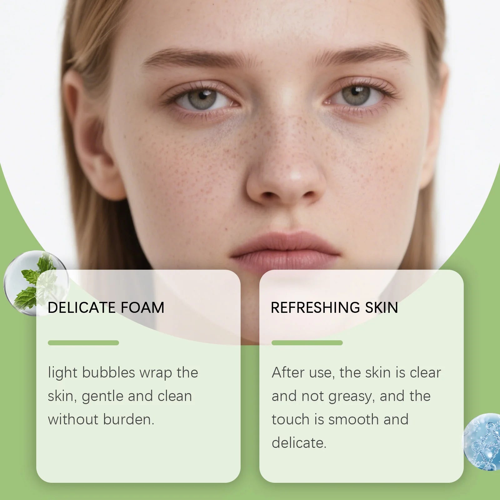 Basil Bubble Cleansing Mask Reduce Blackheads Purify Skin Oil Control Gentle Exfoliate Remove Pores Dirt Moisturizes Mud Mask Peaceful Pleasures Health and Wellness