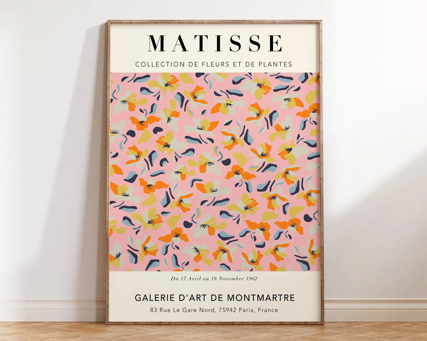Abstract Flowers Matisse Poster and Prints Flower Market Matisse Floral Canvas Matisse Botanical Cut Outs Exhibition Paintings Peaceful Pleasures Health and Wellness