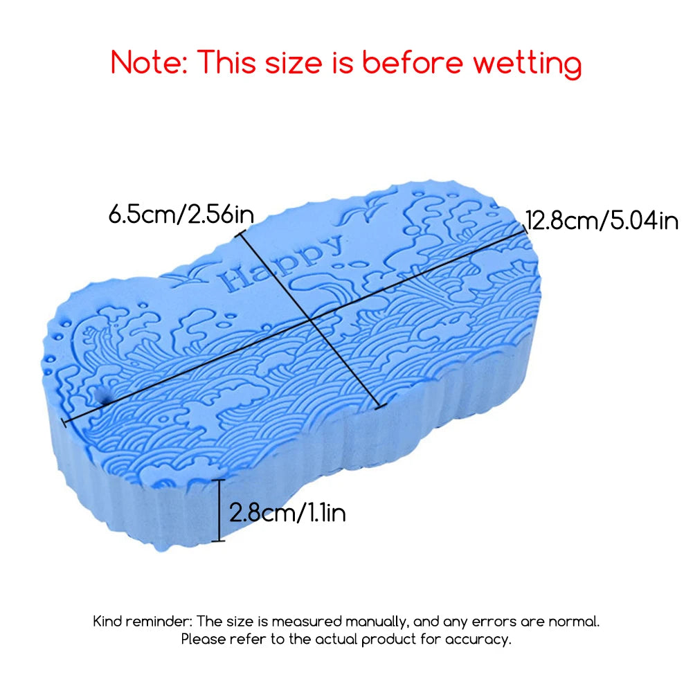 Super Soft Exfoliating Bath Sponge Magics Exfoliators Dead Skin 3D Bath Sponge Body Massage Cleaning Brush For Adults Children Peaceful Pleasures Health and Wellness