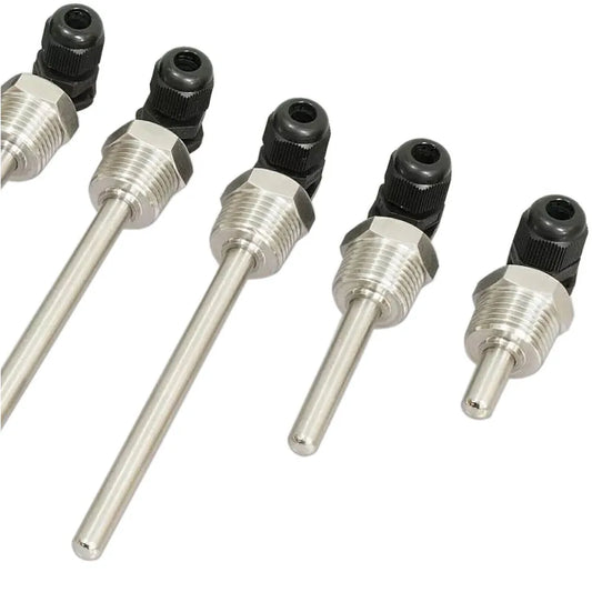 Temperature Sensor Housing 1 2 Teeth Blind Tube Stainless Steel Probe Peaceful Pleasures Health and Wellness
