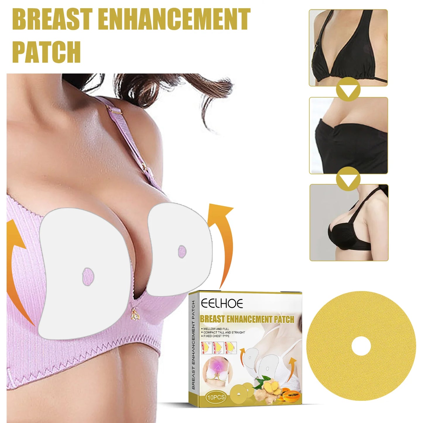 Ginger Bust Enhancer Patch – Firming, Lifting & Fullness