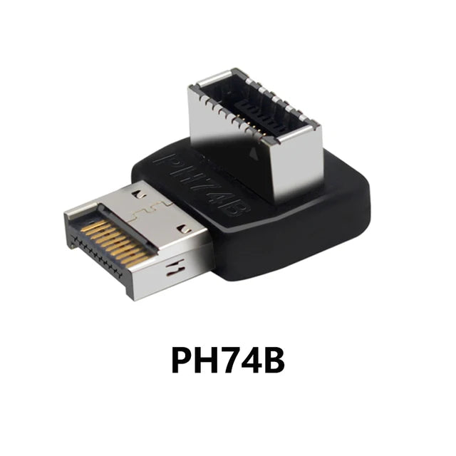USB 3.1 Type E to USB-C Front Panel Header Adapter Cable