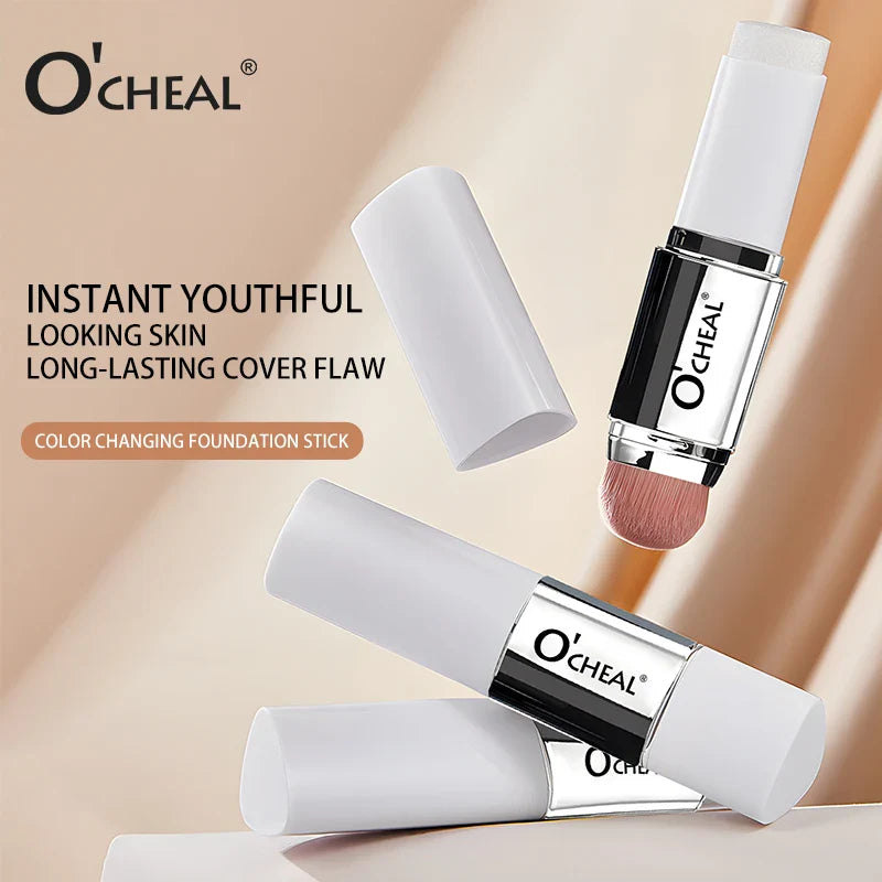 O'CHEAL Color-Changing Foundation Stick | Matte Full Coverage
