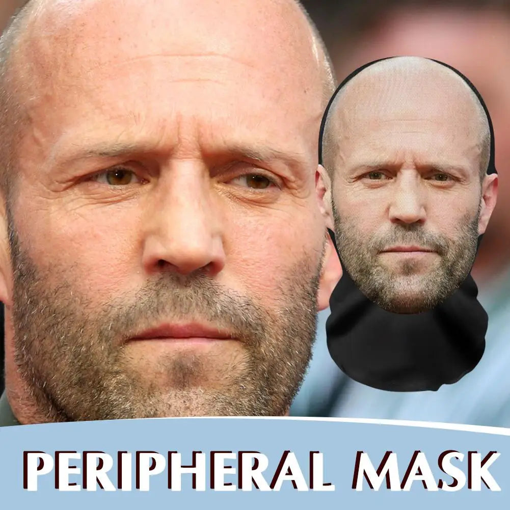 Celebrity Performer Face Mask Props Costume For Party Supplies Cosplay Creative 3d Printed Full Face Mask Head Peaceful Pleasures Health and Wellness