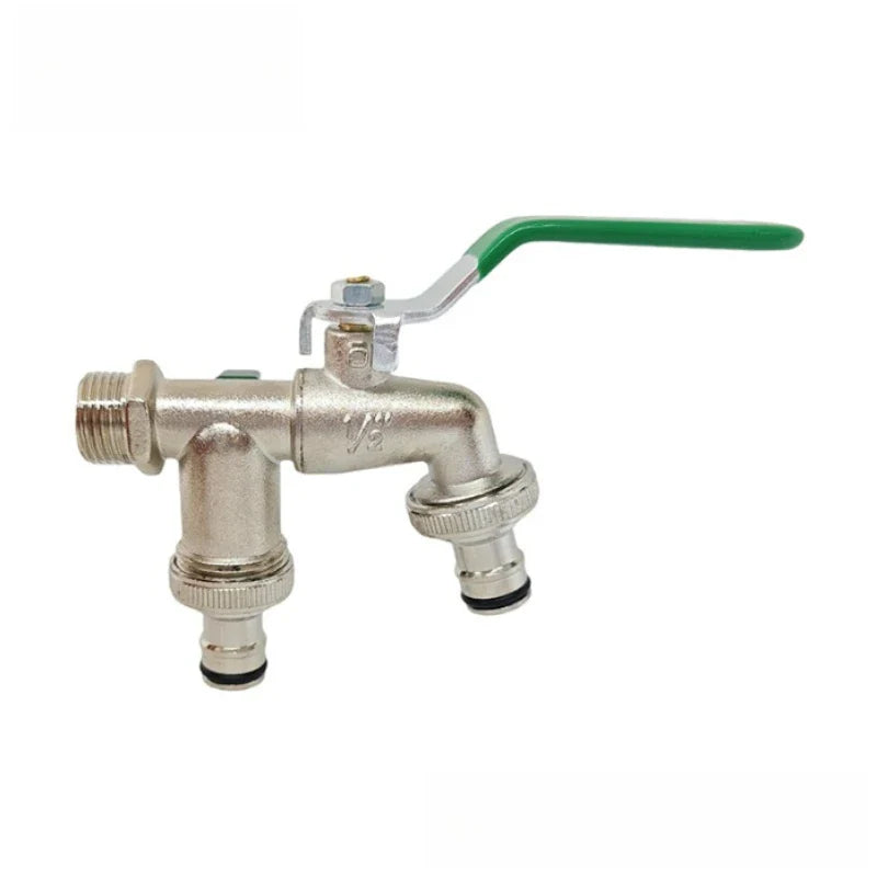 Zinc Alloy Garden Bibcock Faucet | 90° Lever Handle Tap