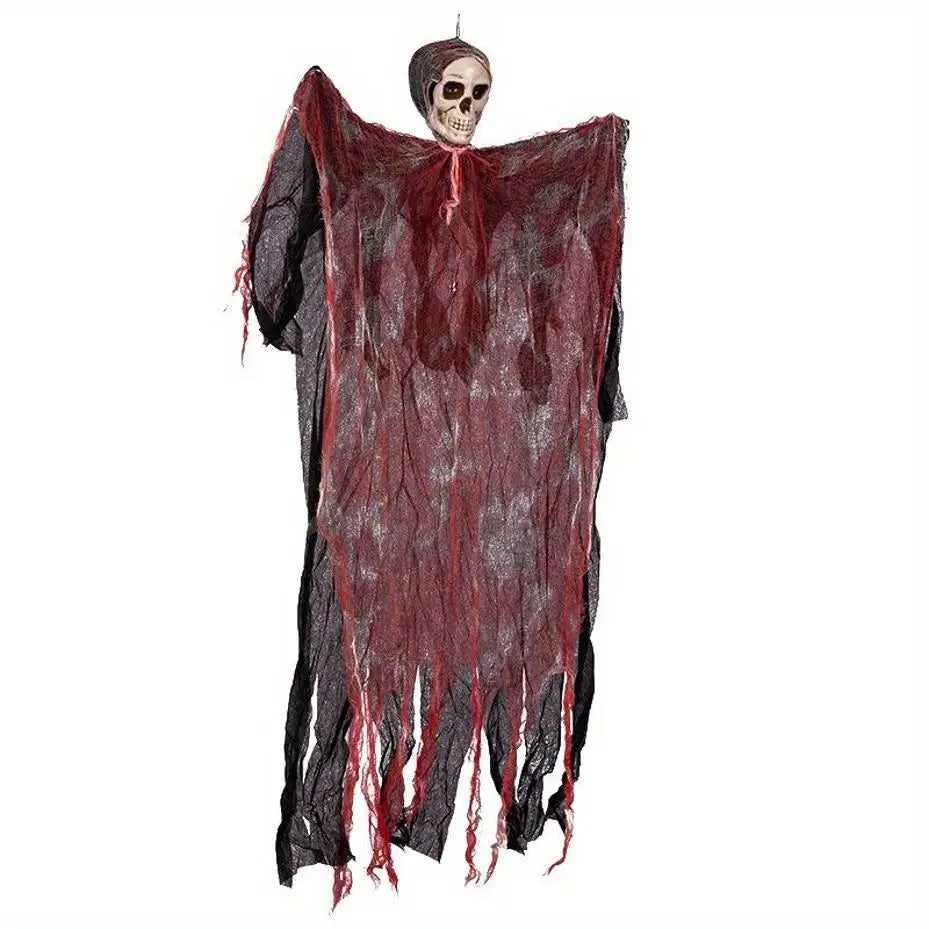 Halloween Horror Skull Ghost Hanging Pendant Spooky Outdoor Courtyard