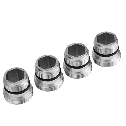 4-Pack Copper Faucet Tap Adapters M22 Male Thread & Washers Faucet Tap Adapter Oasis Select 4pcs