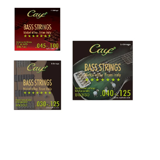 CAYE 4 5 Strings Electric Bass Hexagonal Steel Core Inner Wire Peaceful Pleasures Health and Wellness