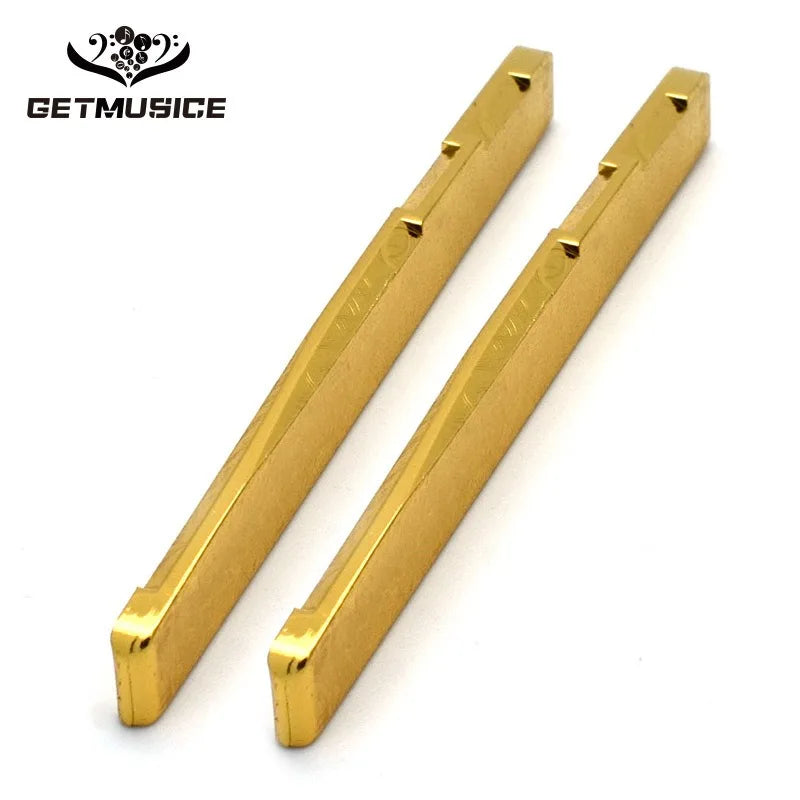4 5 6 String Brass Nut Saddle Multi Gold Plated Electric Guitar