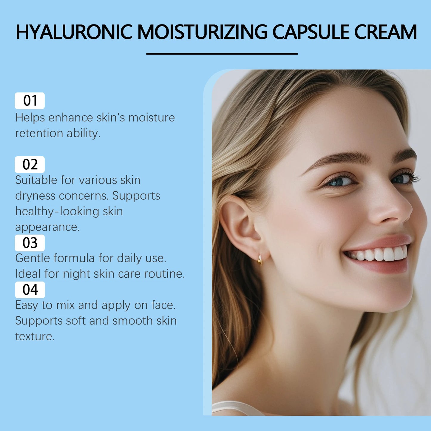 Hyaluronic Acid Capsule Cream – Deep Hydration & Barrier Repair