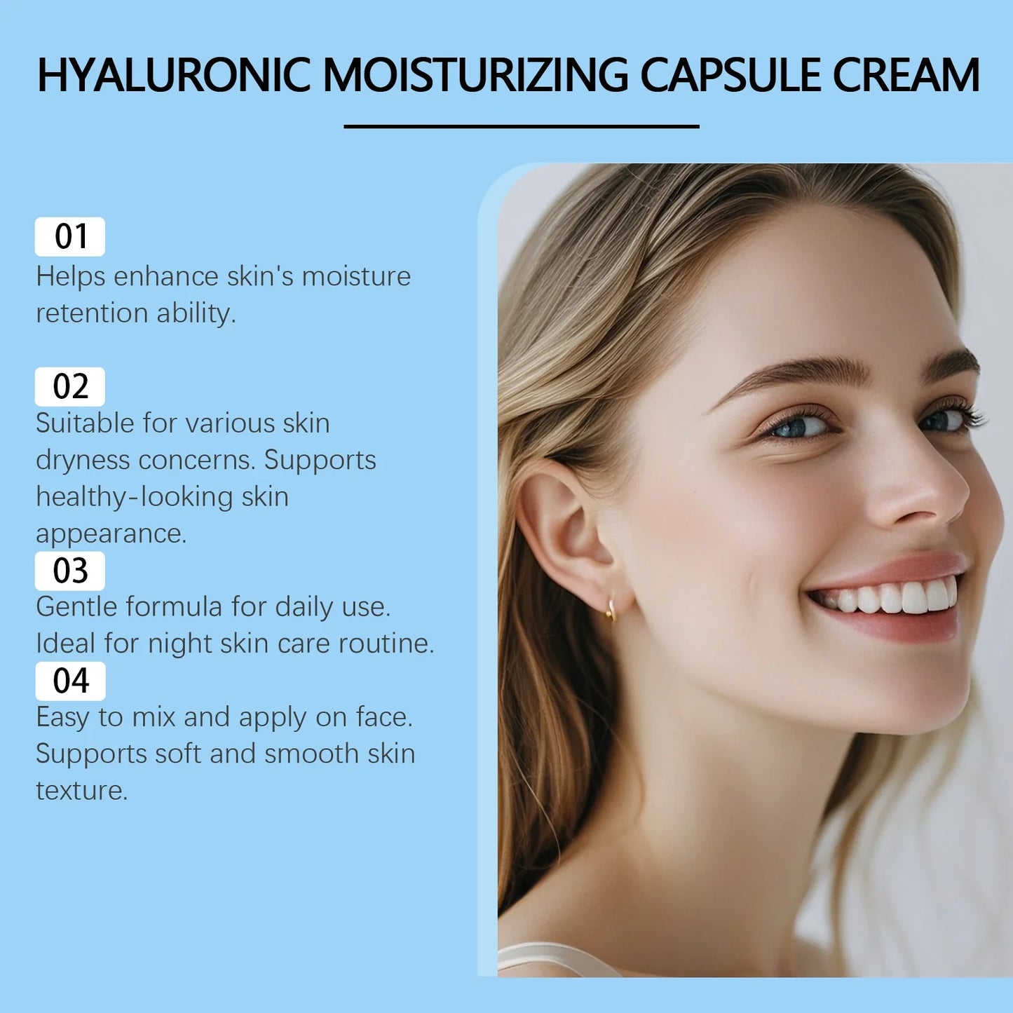 Hoygi Hyaluronic Acid Capsule Cream – Hydration & Barrier Repair