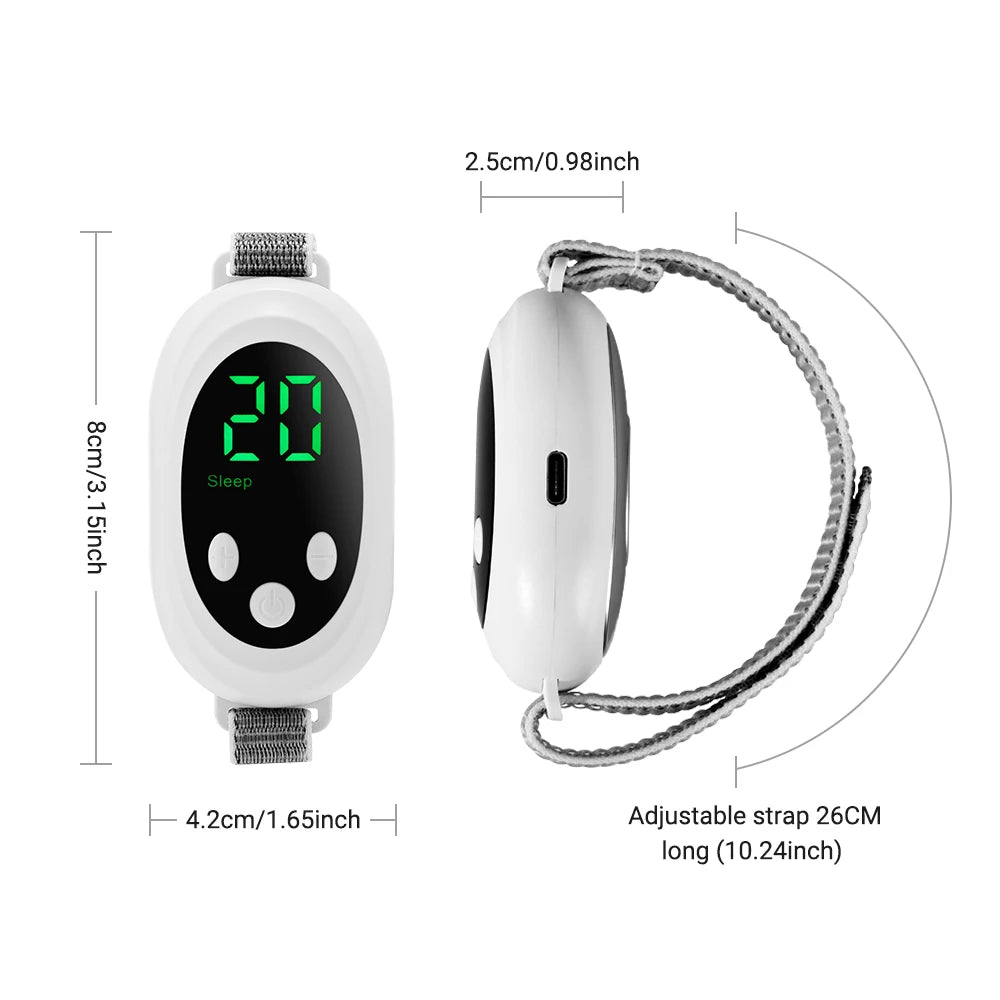 Insomnia Relief Sleep Aid Device 20 Gears Adjustable Physical Calm Mood Smart Handheld Sleep Helper Adults Anxiety Stress Relief Peaceful Pleasures Health and Wellness