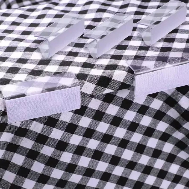 12PCSTable Skirt Clip Transparent Tablecloth Suitable Indoor Outdoor