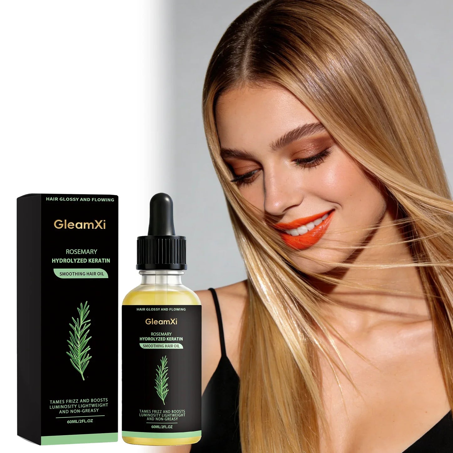 Gleamxi Rosemary Hair Growth Serum – Regrow & Repair 60ml