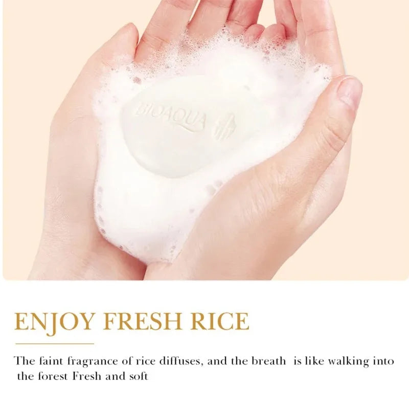 SADOER Rice Plasma Soap – Hydrating Oil Control Bar 100g