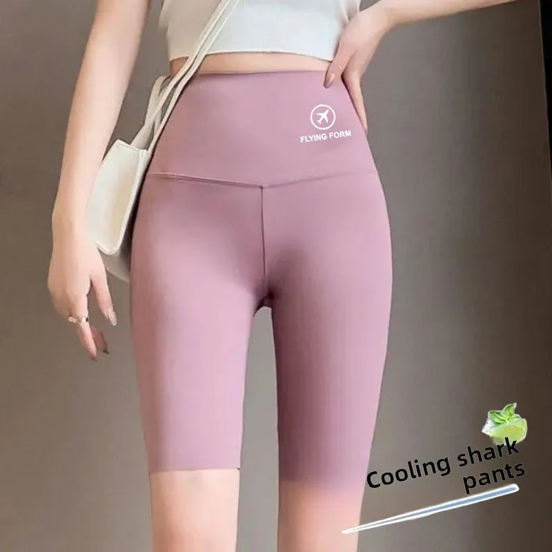 Women's High Waist Seamless Shorts – Tummy Control & Butt Lift