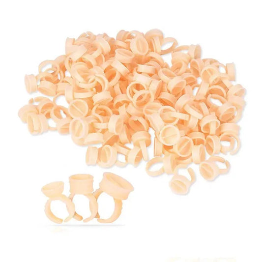 100pc Disposable Silicone Ink Rings for Microblading & PMU PMU Ink Ring Cups Peaceful Pleasures Health and Wellness