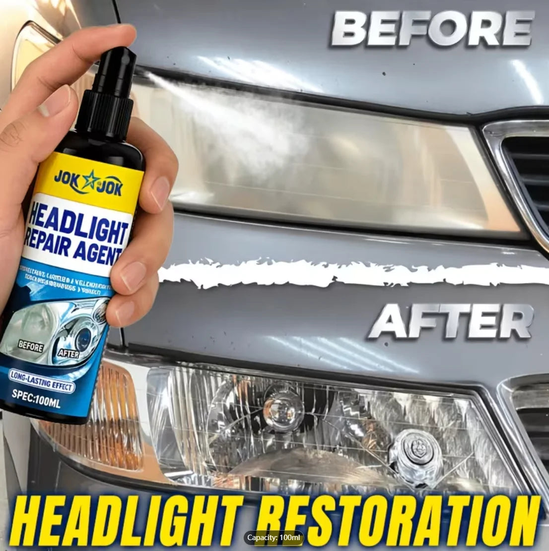 Headlight Restorer – Polish & Restore Clarity to Foggy Lenses