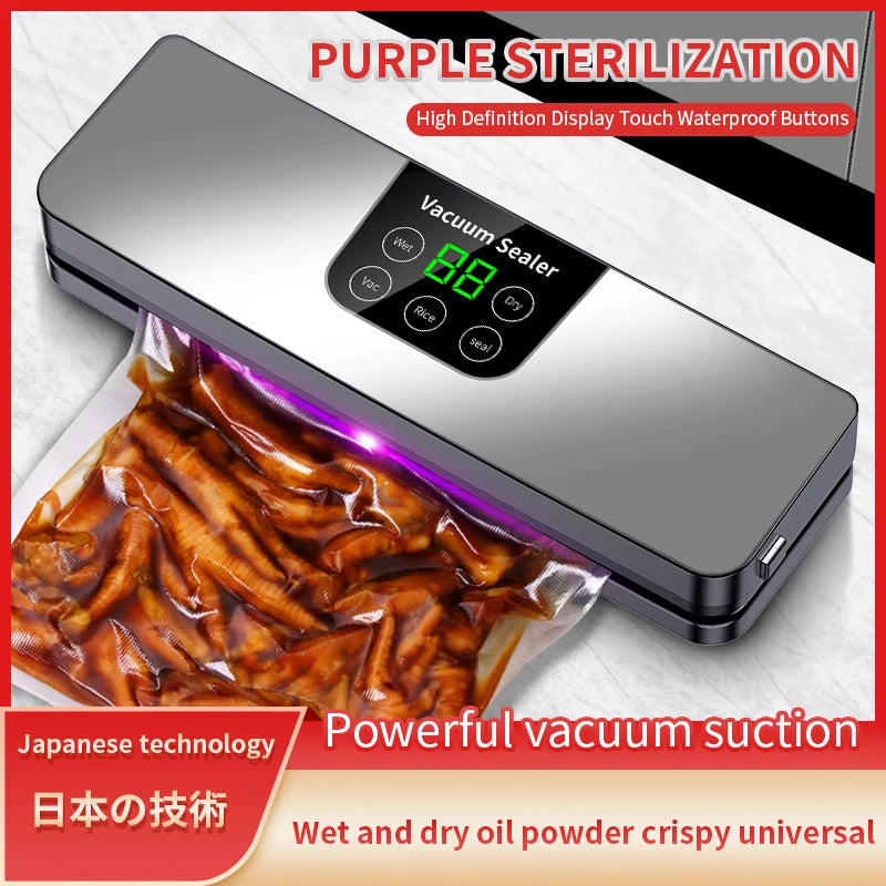 Household vacuum sealing machine cutting knife vacuum preservation machine small sealing machine food plastic sealing machine Peaceful Pleasures Health and Wellness
