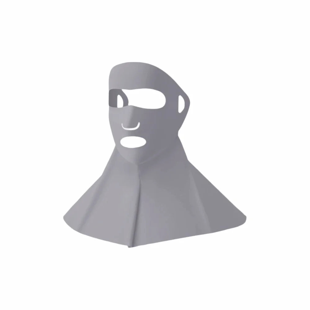 Full-Face UV Protection Mask Peaceful Pleasures Health and Wellness Dark Grey
