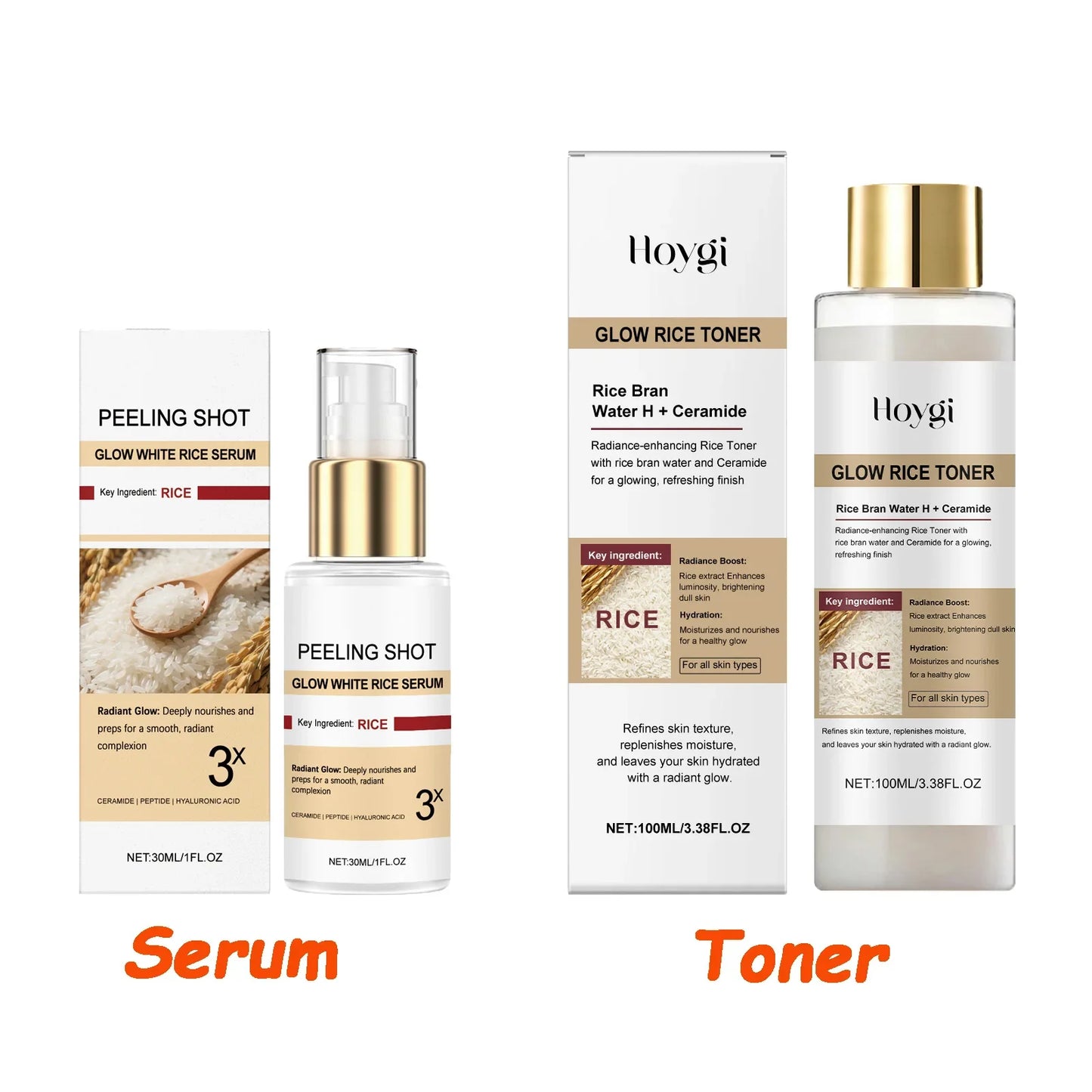 Hoygi Rice Essence Brightening Face Serum – Niacinamide 30ml