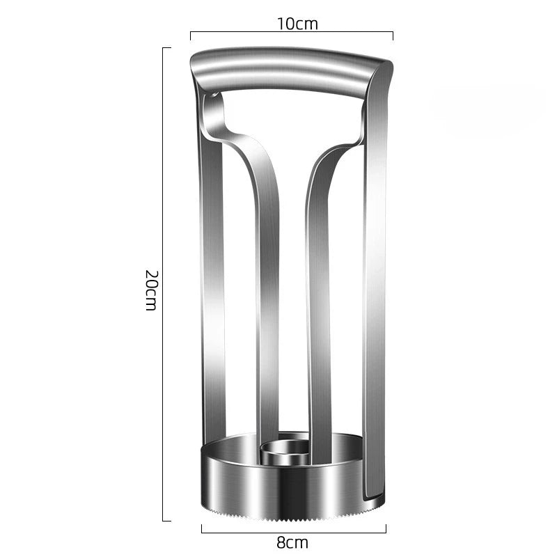 Stainless Steel Pineapple Peeler Cutter Meat Extractor Cut Corer Remover Machine Home Kitchen Knife Slicer Fruit Tool Peaceful Pleasures Health and Wellness trumpet