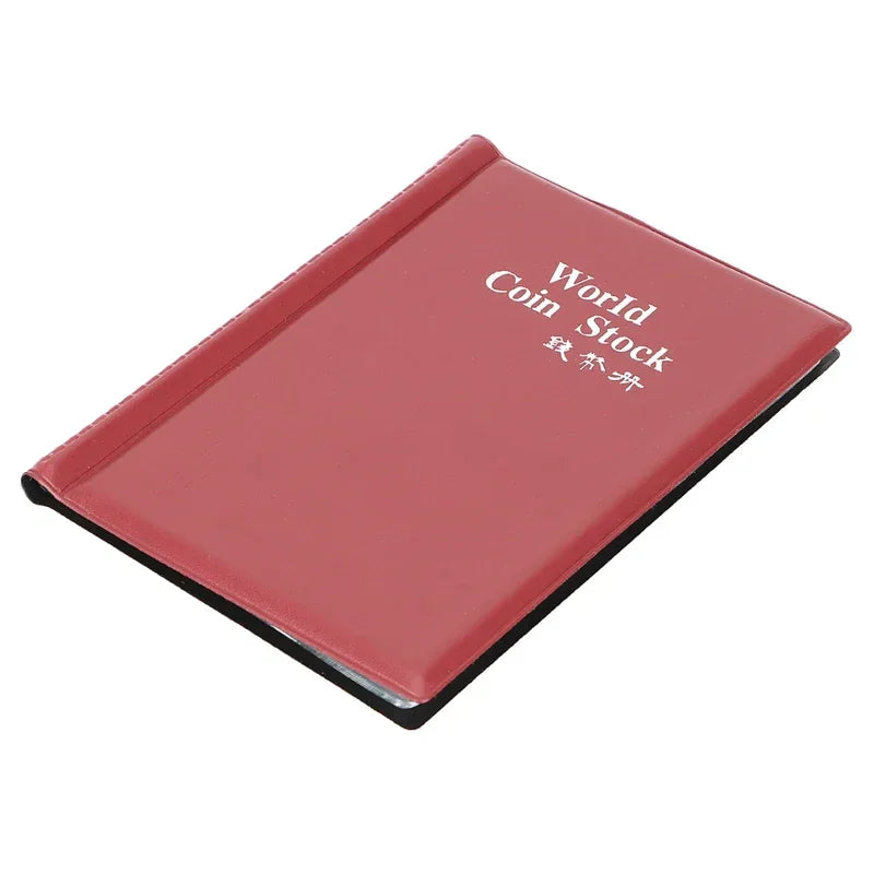 For Collector Coin Holder Albums Mini Penny Coin Storage Bag Collecting Money Organizer 120 Pockets Coins Collection Album Book Peaceful Pleasures Health and Wellness