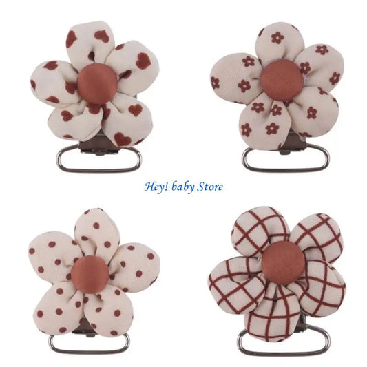DIY Flower Baby Pacifier Clip – 4 Patterns, Girls & Boys Baby Pacifier Clip Peaceful Pleasures Health and Wellness