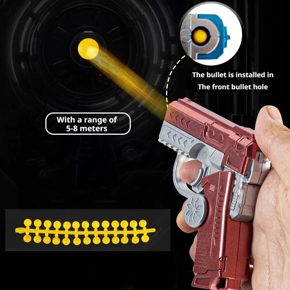 1 Fidget Spinner Shooting Toy Foldable Soft Bullet Launcher Hand