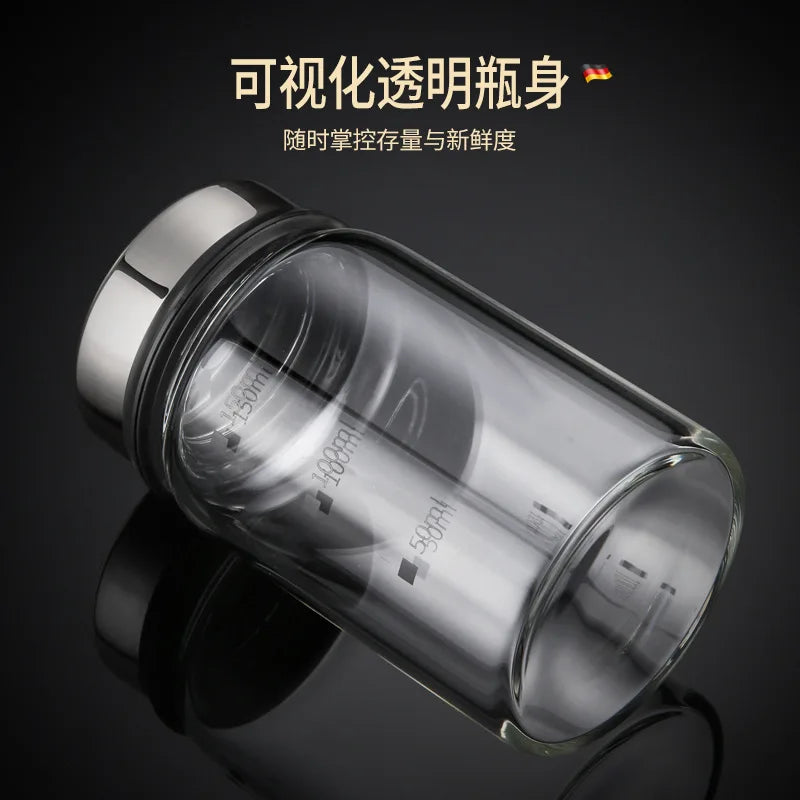 1PC Spices Bottle Glass Salt Jar Pepper Seasoning Set Container Kitchen Accessories Cook Utensils Free Shipping Cans Original Peaceful Pleasures Health and Wellness