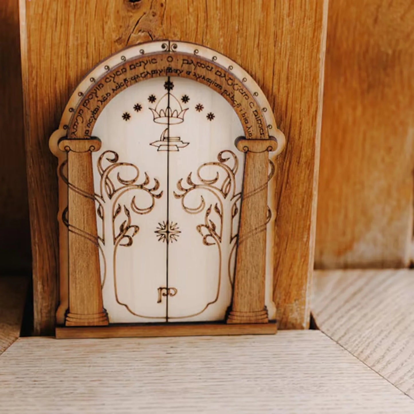 Miniature Fairy Door for Trees – Wooden Garden Decoration