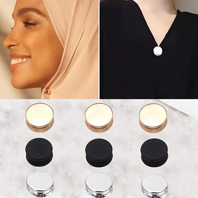 Fashion Flat Seam Fasteners Removable Magnetic Snap Buttons Suitable
