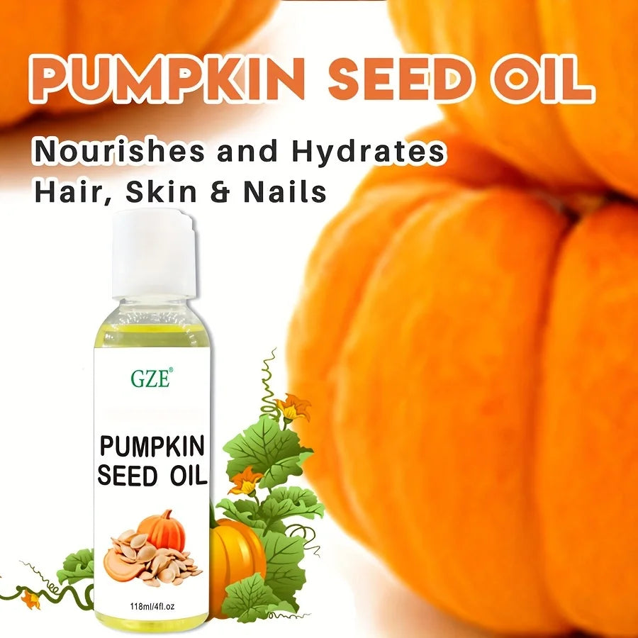 GZE Organic Pumpkin Seed Carrier Oil Cold Pressed 118ml