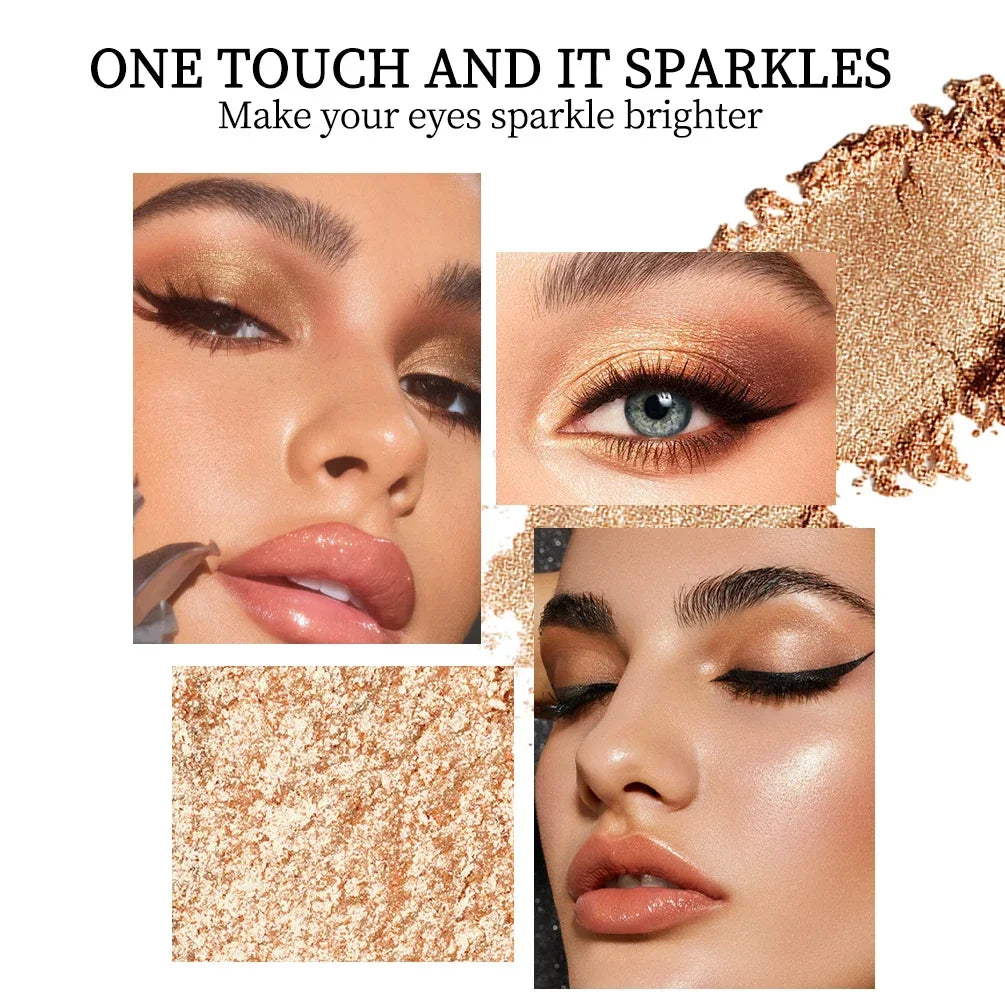QIBEST 8 Colors Pearlescent Eyeshadow Stick Sets Colorful Shimmer Eyes Shadow Pencil Long Lasting Natural Makeup Set Highlighter Peaceful Pleasures Health and Wellness