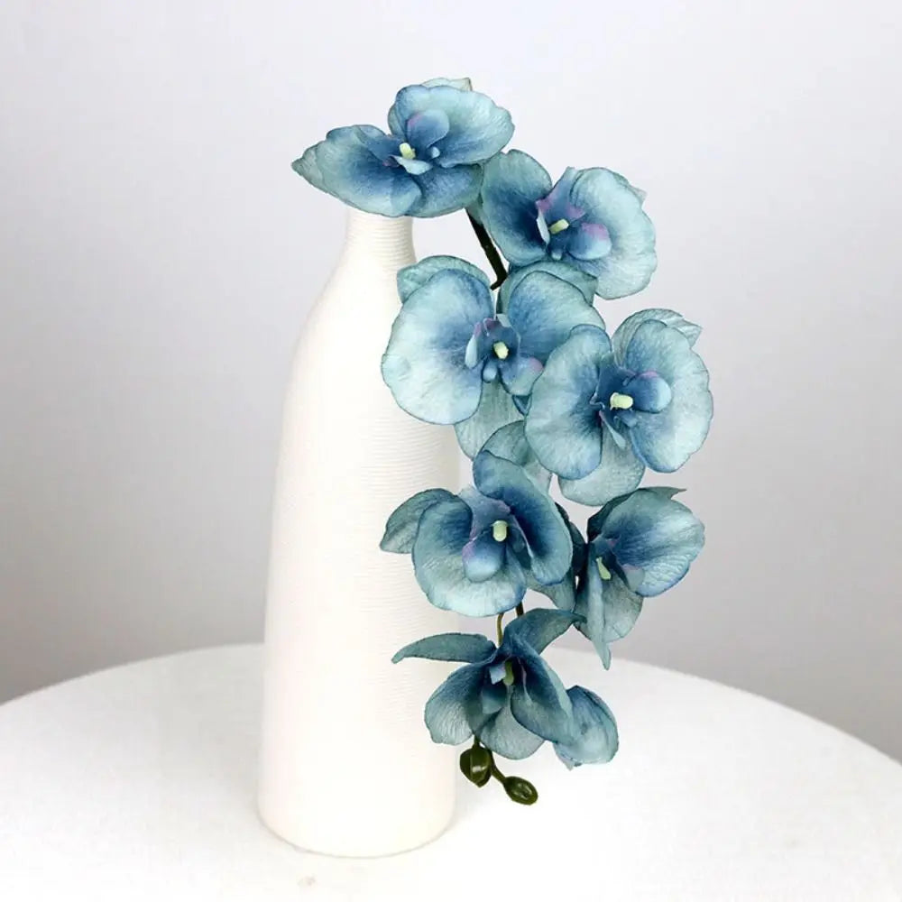 70cm Simulated Flower Single 8-head Silk Fabric Material Artificial Flower Iron Wire Inner Lining Multi Colored Floral Bouquet Peaceful Pleasures Health and Wellness D
