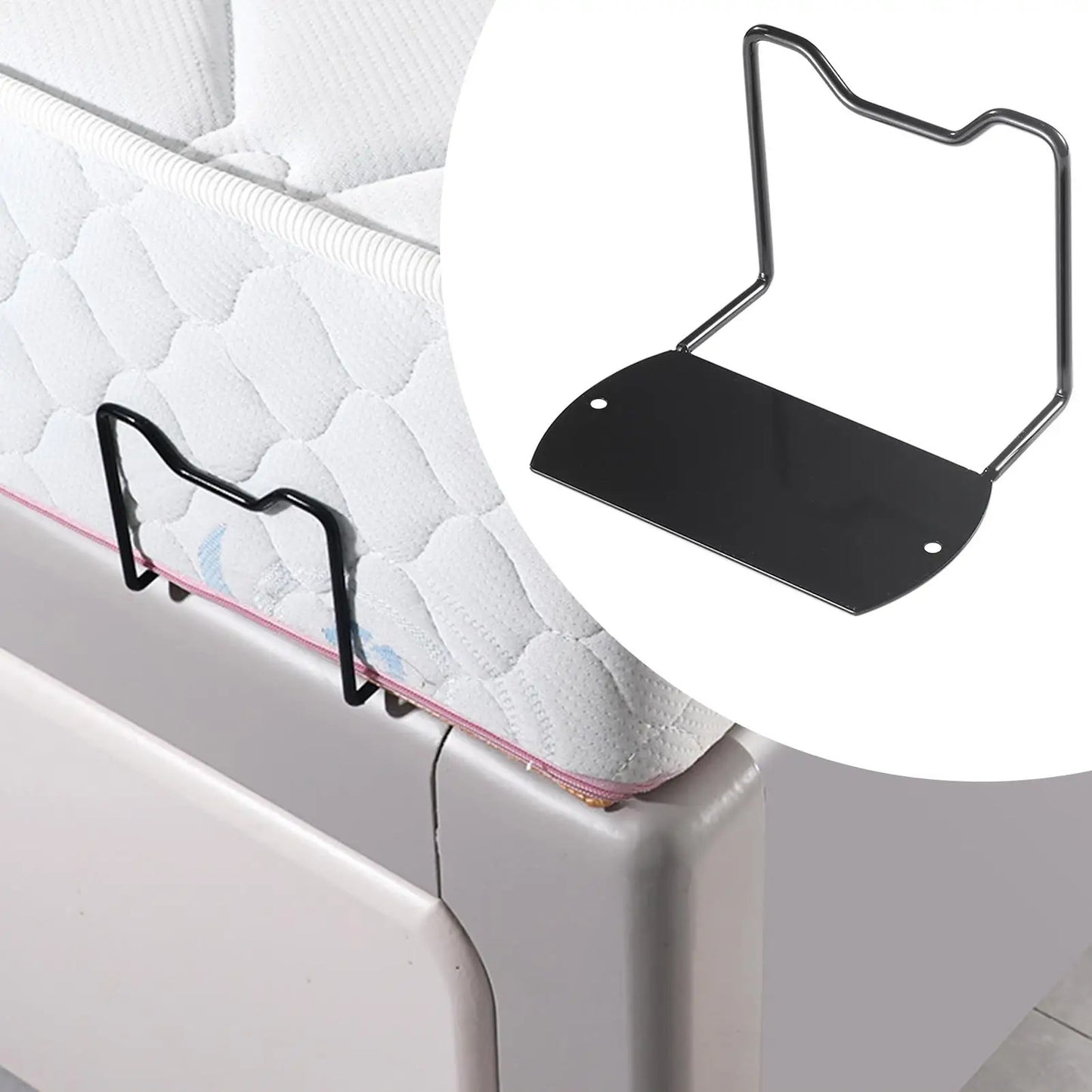 Metal Mattress Slide Stopper | Non-Slip Corner Retainer Bar 2pc