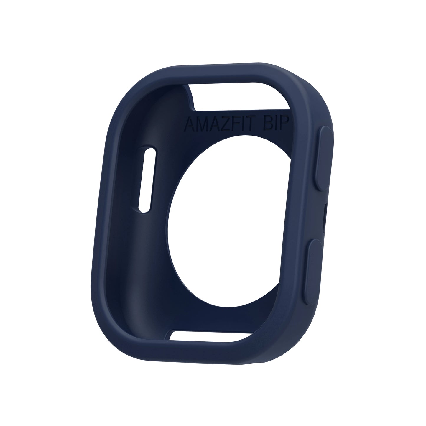 Silicone Protective Case for Amazfit Bip 6 Smartwatch Peaceful Pleasures Health and Wellness Dark Blue