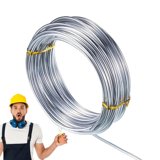 10M Silver Aluminum Craft Wire – 1mm 1.5mm 2mm DIY Jewelry Wire Aluminum Craft Wire Peaceful Pleasures Health and Wellness