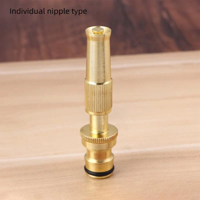 Brass High-Pressure Water Spray Nozzle | Quick Connector