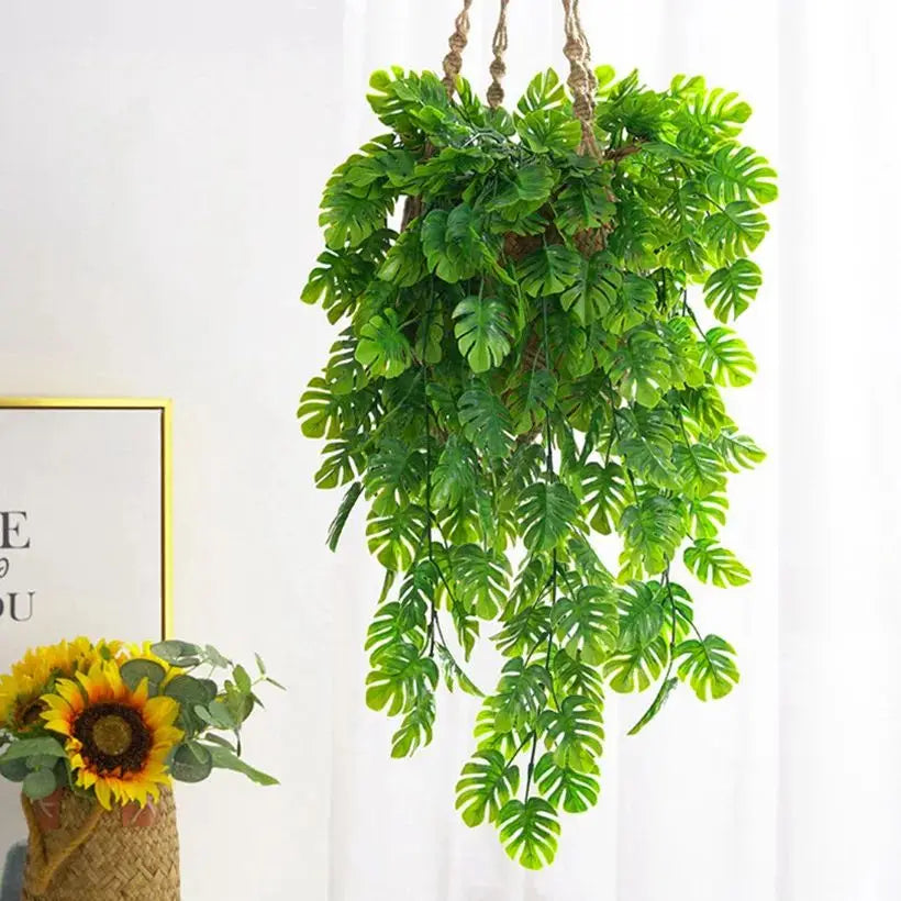 Artificial Turtle Leaf Vine UV-Proof | Wedding & Home Decor