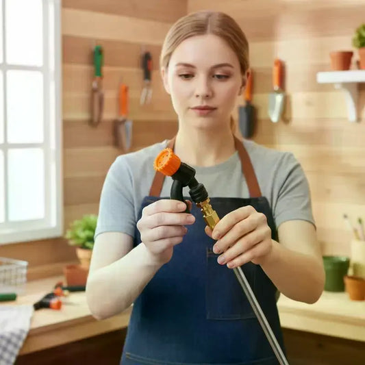 Adjustable Misting Nozzle | Garden Greenhouse Farm Sprayer Misting Spray Nozzle Peaceful Pleasures Health and Wellness