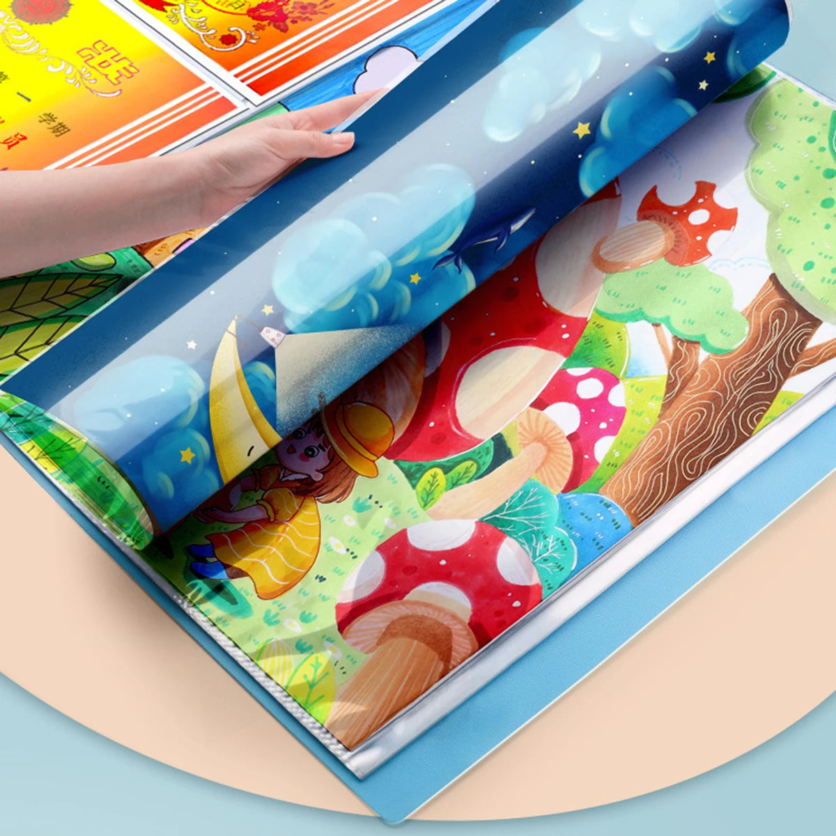 A3 Diamond Painting Storage Book | 30 & 60 Page Clear Folder Art Portfolio Folder Peaceful Pleasures Health and Wellness