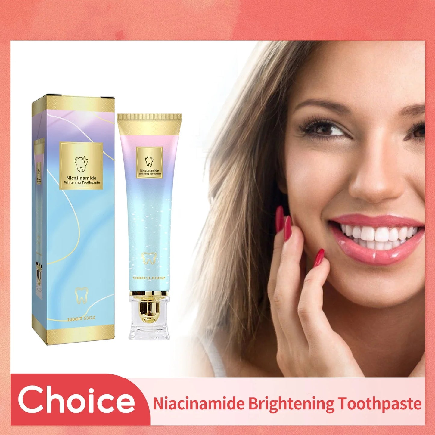 Oralhoe Niacinamide Whitening Toothpaste – Stain & Plaque Remover