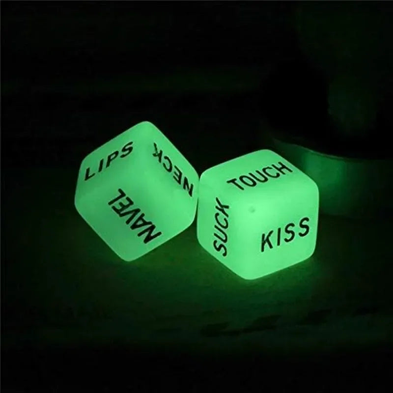 Glow in the Dark Dice 16mm – Acrylic Party Game Dice