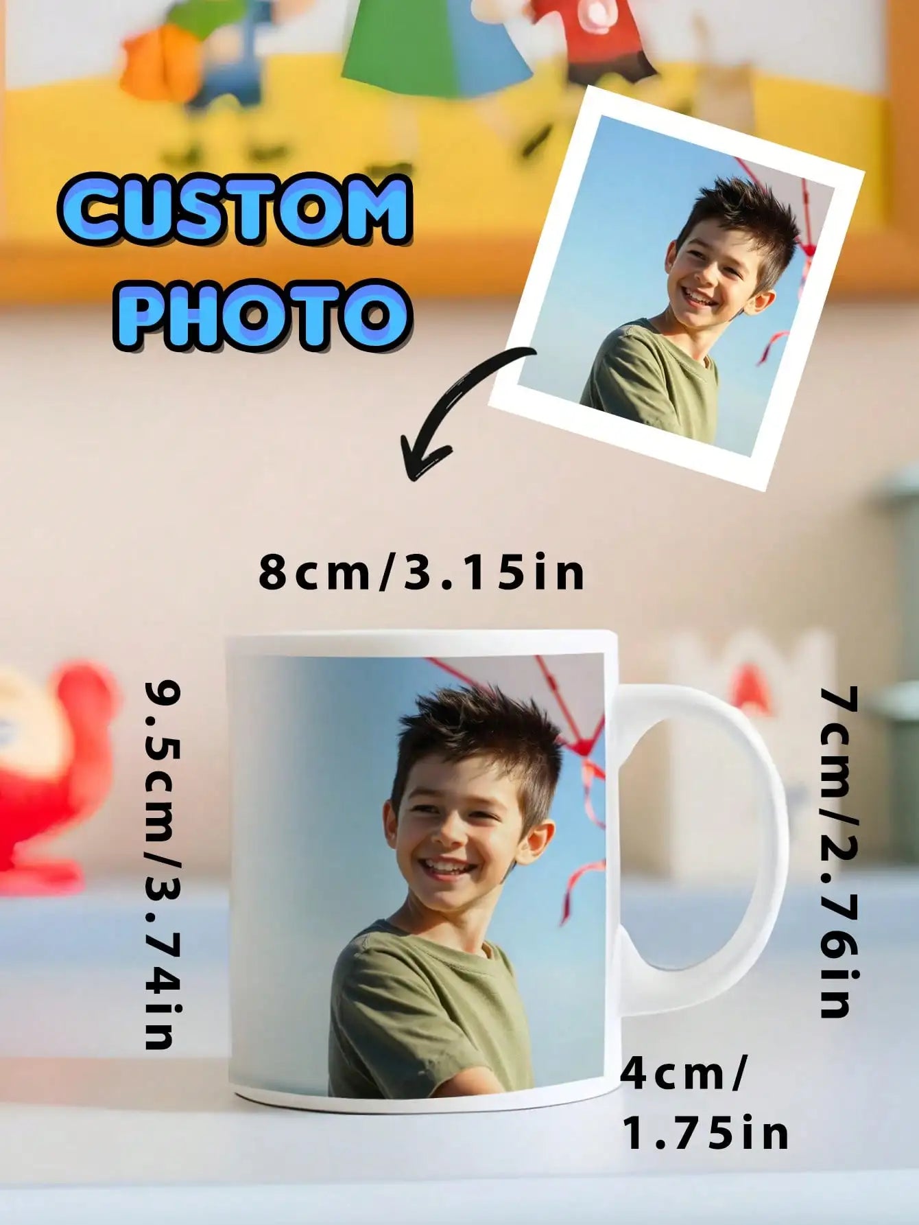 Custom Photo Mug Personalized Photo Coffee Mug Personalized Photo Anniversary Mug Personalized Gift for Kids Peaceful Pleasures Health and Wellness