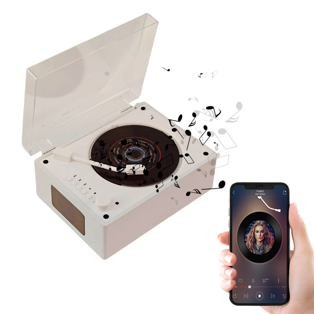 VODOOL Retro Portable CD Player | Bluetooth 5.0, USB & AUX