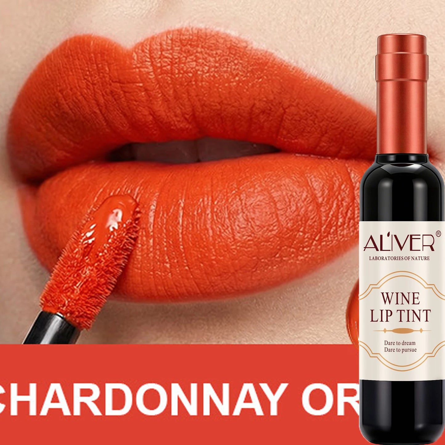 Red Wine Bottle Matte Liquid Lipstick | Velvet Nude Lip Gloss