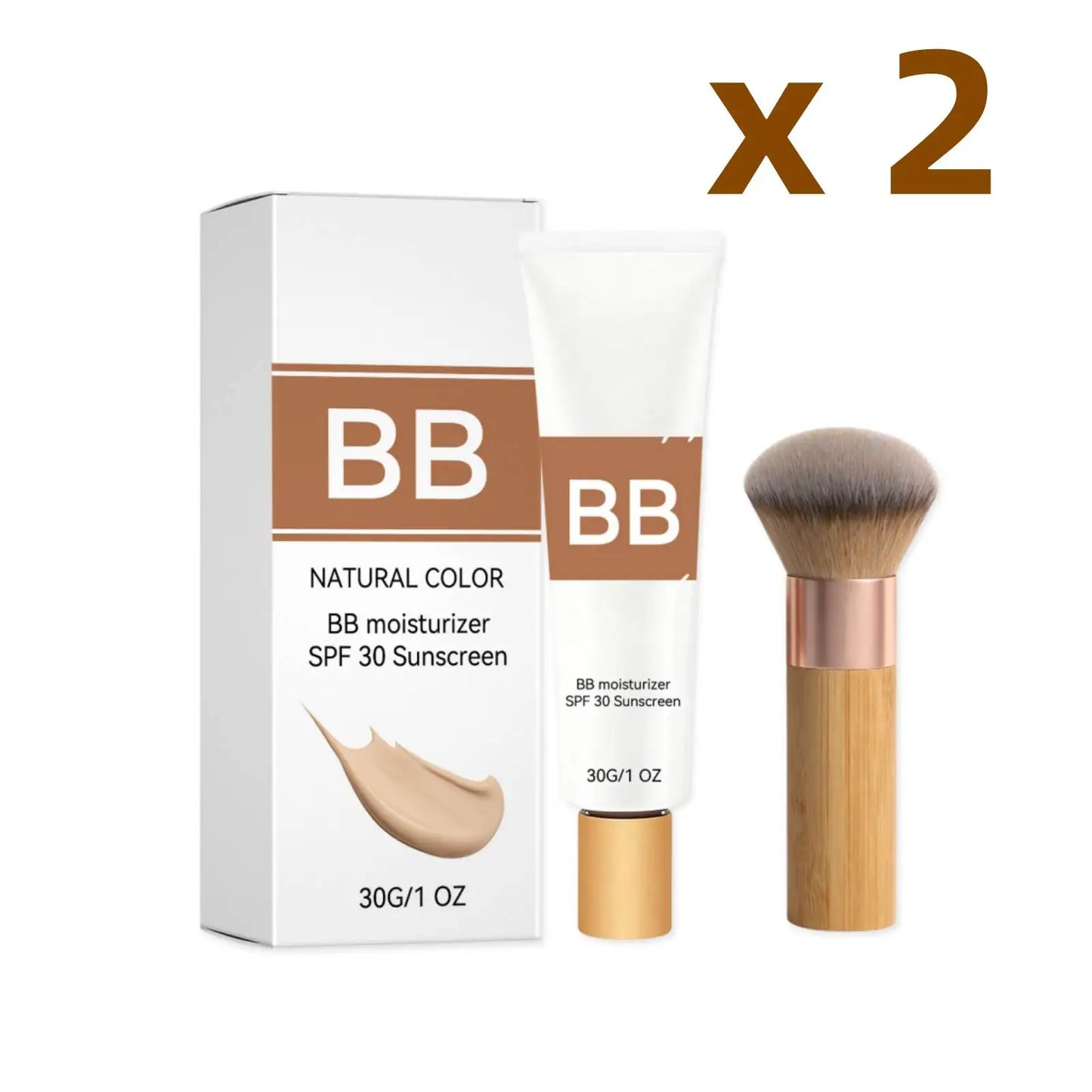 BB Cream SPF 30 Full Coverage Concealer Foundation – 3 Shades