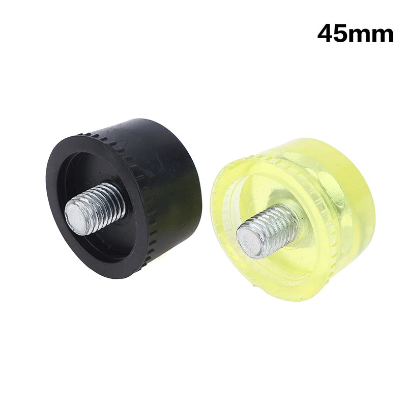 Double Face Rubber Hammer Heads 25–45mm | Replacement Pair